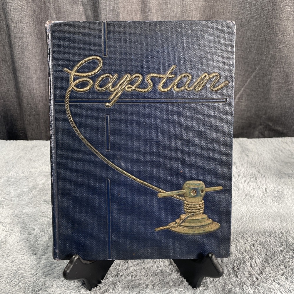Vintage July 1945 US Naval Reserve Midshipman's School Yearbook WWII History